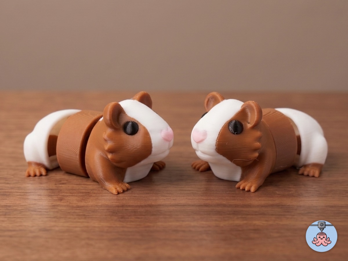 Cochon d'Inde Flexi | Animal Articulé 🐹