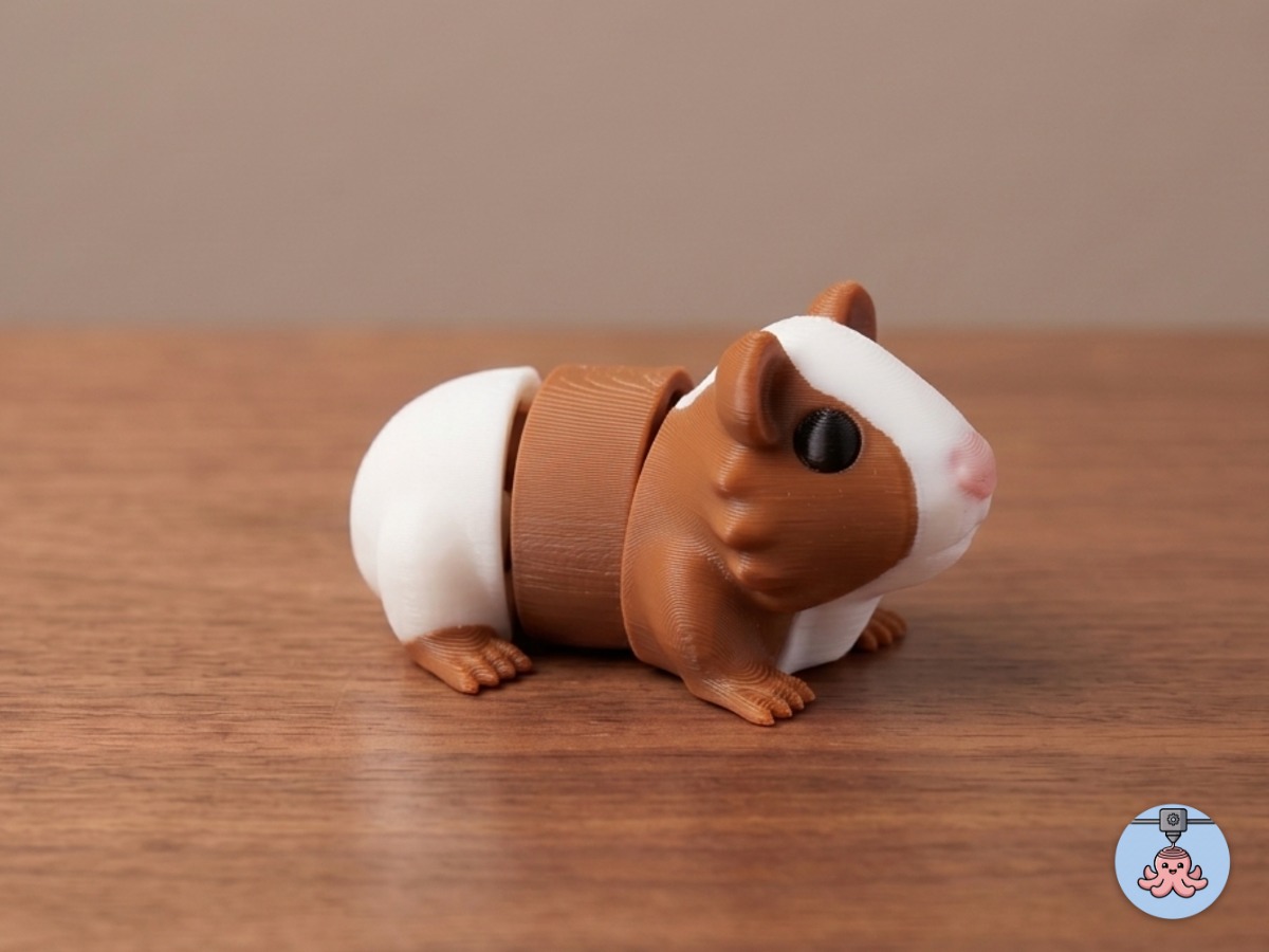 Cochon d'Inde Flexi | Animal Articulé 🐹